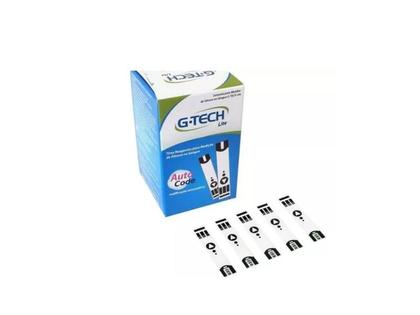 Imagem de Aparelho G Tech Glicocimetro para diabetes Completo 50 tiras e 50 lancetas