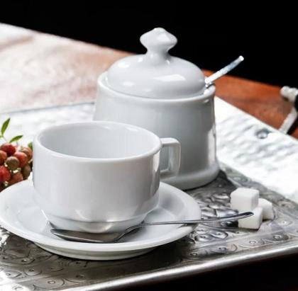 Imagem de Aparelho Jogo de Jantar Cha Porcelana 30 Peças Iguaçu Germer