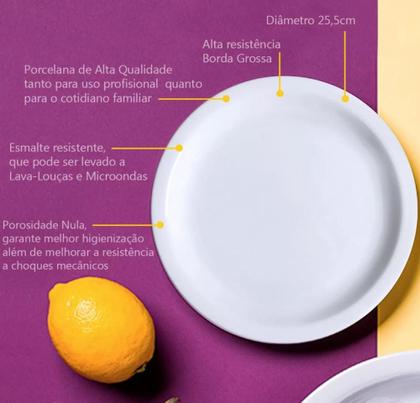 Imagem de Aparelho Jogo de Jantar Cha Porcelana 30 Peças Iguaçu Germer