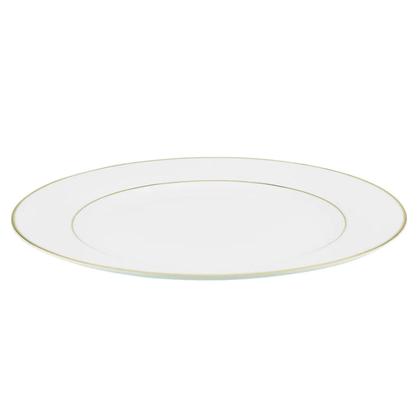 Imagem de Aparelho Jogo De Jantar Porcelana Completo Majesty 42 Peças Filete Dourado