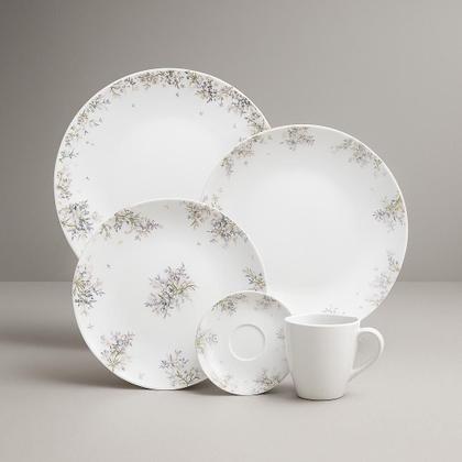 Imagem de Aparelho Jogo De Jantar Pratos Kit 20 Peças Porcelana Completo Fogli Tramontina