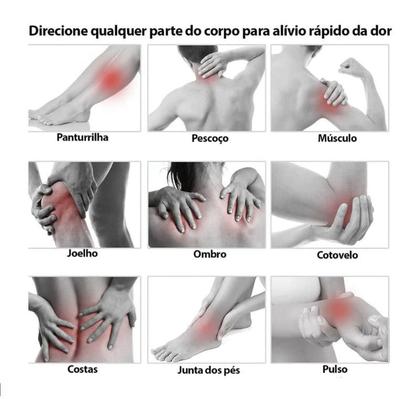 Imagem de Aparelho Massageador Para Fisioterapia Acupuntura Tens Eletroestimulador