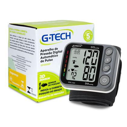 Imagem de Aparelho Medidor De Pressão Digital Pulso Gp450 G-tech Cor Cinza