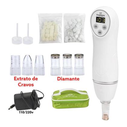 Imagem de Aparelho Peeling De Diamente + Alta Frequência Kit Estética