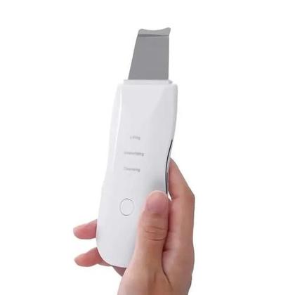 Imagem de Aparelho Peeling Ultrassônico Portátil Limpeza Pele Branco 