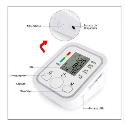 Imagem de Aparelho Pressao Digital De Pulso Automático com voz