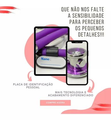 Imagem de Aparelho Pressao Esteto  Case Estetoscopio Esfigmo Enfermagem
