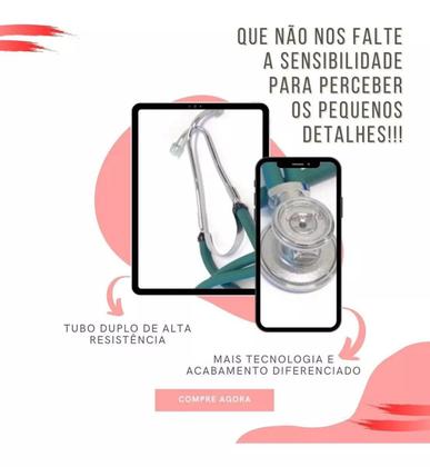 Imagem de Aparelho Pressao Esteto  Case Estetoscopio Esfigmo Enfermagem