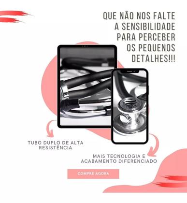 Imagem de Aparelho Pressao Esteto  Case Estetoscopio Esfigmo Enfermagem