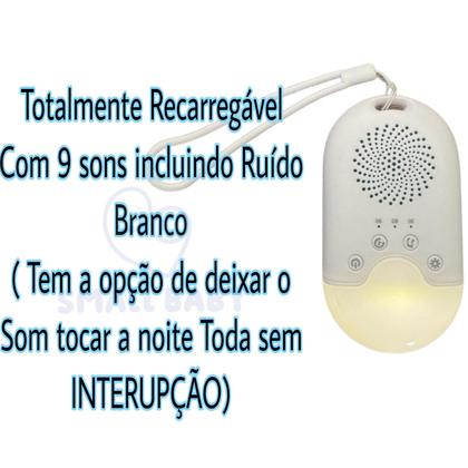 Imagem de Aparelho Ruído Branco para Sono e Relaxamento do Bebê com 9 Sons Led USB recarregável. 