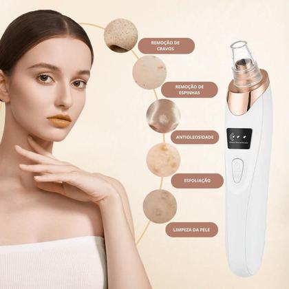 Imagem de Aparelho Sugador De Cravos E Espinhas Limpeza Facial