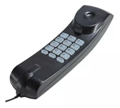 Imagem de Aparelho Telefone Telefônico Fixo Linha de Mesa Parede Intelbras Preto
