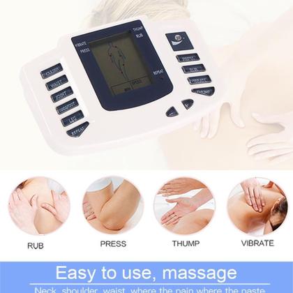 Imagem de Aparelho Tens Digital Fisioterapia Massagem Chinelo Massageador Acupuntura Choquinho