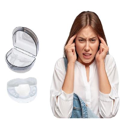 Imagem de Aparelho Tratamento para Bruxismo Articulada e Anti Ronco Função 5x1 Molda em Casa