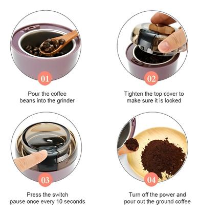 Imagem de Aparelho triturador Moedor Grãos Café temperos Elétrico 110v