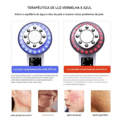 Imagem de Aparelho Ultrassom 7 em 1 RF EMS com LED