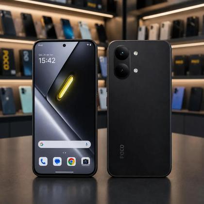 Imagem de Aparelho Xiaomi Poco X8 Pro Max Preto 512 Gb 24gb De Ram 5G Tela 2772x1280px Top De Linha