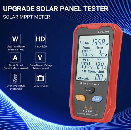Imagem de Aperelho digital para Painel Solar de Tensão De Circuito