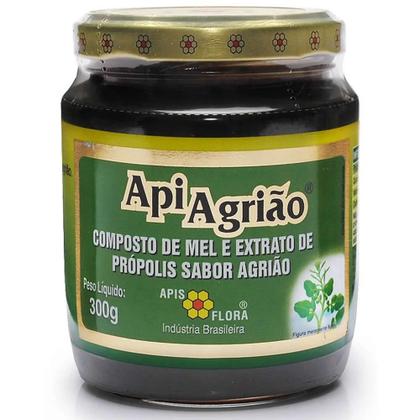 Imagem de Apiagrião Composto de Mel e Extrato de Própolis Agrião Apis Flora 300g