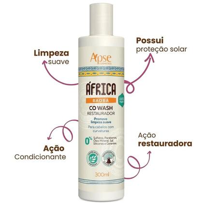 Imagem de Apice  África Baobá Co-Wash Restaurador 300ml