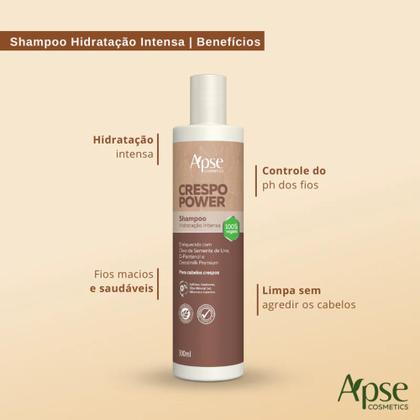 Imagem de Apice Crespo Power Shampoo e Condicionador e Máscara e Creme de Pentear