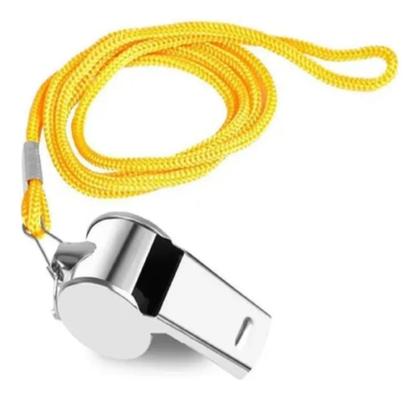Imagem de Apito De Metal Profissional Com Cordão - Duplo