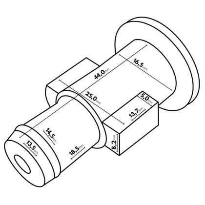 Imagem de Aplicador Branco Difusor de Detergente Compatível com Desobstruidora WAP WL2660 Turbo Ultra FW009459