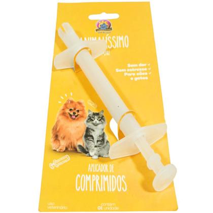 Imagem de Aplicador de Comprimidos AnimalíssimoPara Cães e Gatos Kit Com 6 unidades