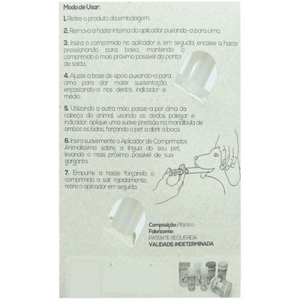 Imagem de Aplicador de Comprimidos AnimalíssimoPara Cães e Gatos Kit Com 6 unidades