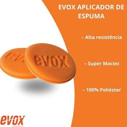 Imagem de Aplicador De Espuma Automotivo Evox  Kit C/ 2 Unidades