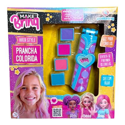 Imagem de Aplicador de Mechas Hair Style Antialérgico 4 Cores Make Brinq - Polibrinq