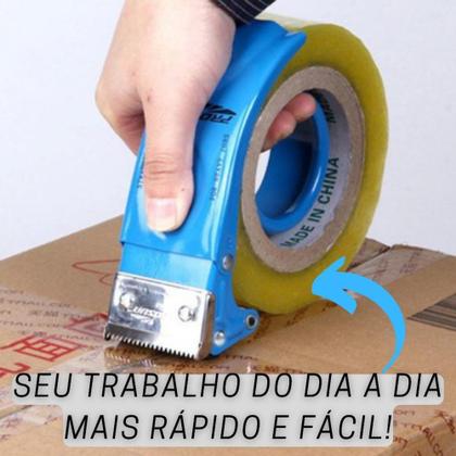 Imagem de Aplicador de Metal Para Fitas Ade Embalagens Manual Rolos de Fitas Pratico Moderno - Baratotal Store
