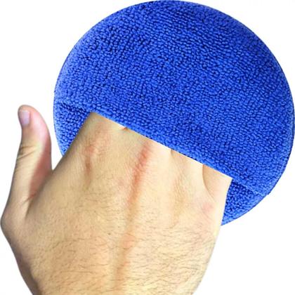 Imagem de Aplicador de Microfibra Com Encaixe Para Mão Luva Aplicar Cera Produto Selante Vonixx