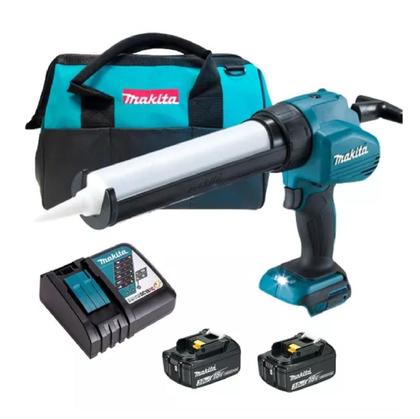 Imagem de Aplicador De Silicone Makita Dcg180 Com 2 baterias + carregador E Bolsa