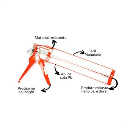 Imagem de Aplicador De Silicone Starfer Reforçado Manual