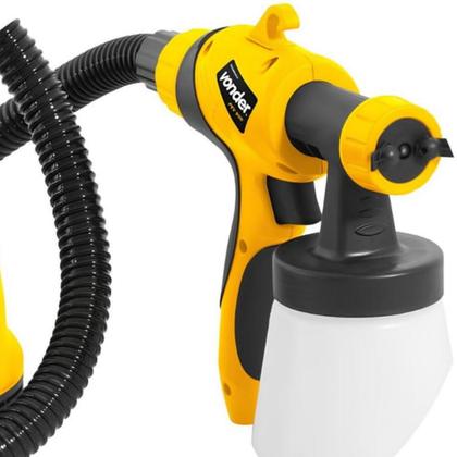 Imagem de Aplicador Para Pintura Elétrica Pev 900 1,8mm 400 Watts 220 Volts Hvlp Jato 3 Opções Ajuste Volume Tinta