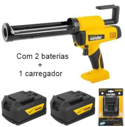 Imagem de Aplicador Silicone Com 2 Baterias 4.0Ah 18V Iasv 1830 Vonder