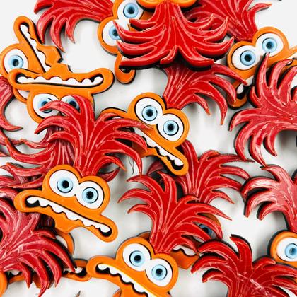 Imagem de Aplique Ansiedade Divertidamente 39x34mm 1pç Artesanato Biju