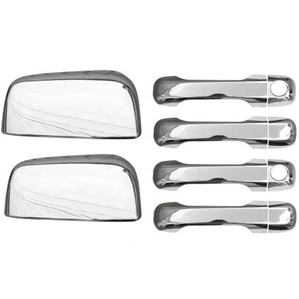 Imagem de Aplique Capa Cromada Retrovisor E Macaneta Ecosport 2003/12