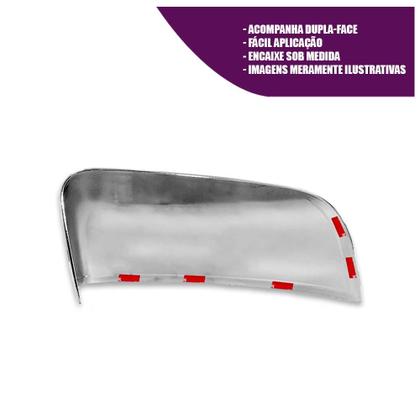 Imagem de Aplique Cromado para Capa Retrovisor Compass Toro 2016 2017 2018 2019 2020 2021 2022 2023 2024