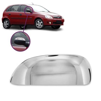 Imagem de Aplique Cromado para Capa Retrovisor Corsa G2 2002 a 2012 Montana G1 2002 a 2010