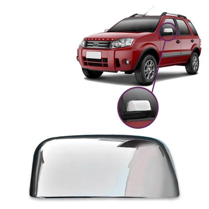 Imagem de Aplique Cromado para Capa Retrovisor Ecosport 2003 a 2012 Ranger 2005 a 2009