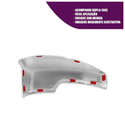 Imagem de Aplique Cromado para Capa Retrovisor Ecosport 2013 2014 2015 2016 2017 Com Pisca