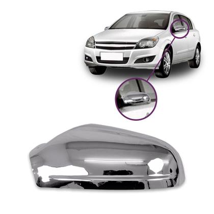 Imagem de Aplique Cromado para Capa Retrovisor Vectra Sedan Hatch 2006 2007 2008 2009 2010 2011