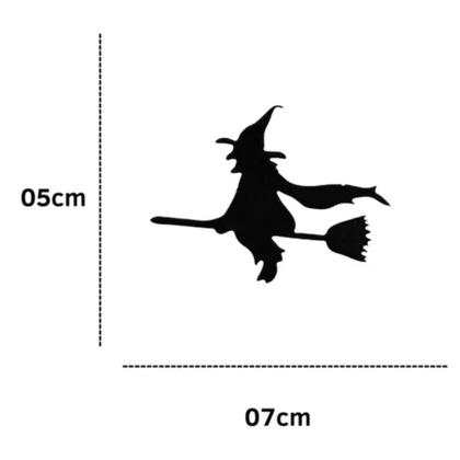 Imagem de Aplique Decorativo Bruxa Eva 5cm Roupas E Acessórios - 10 Un