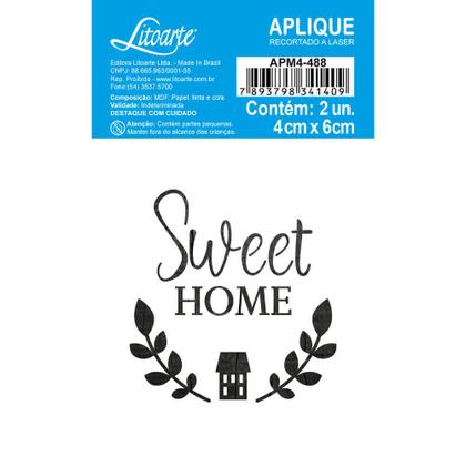 Imagem de Aplique Decoupage Coleção Farm Sweet Apm4-488 em Papel e Mdf 4cm Litoarte