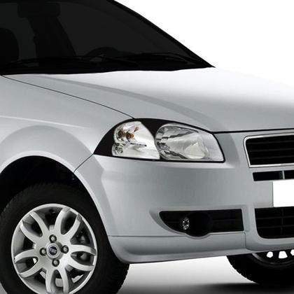 Imagem de Aplique Do Farol Fiat Palio G4 Máscara Negra Adesivo Preto