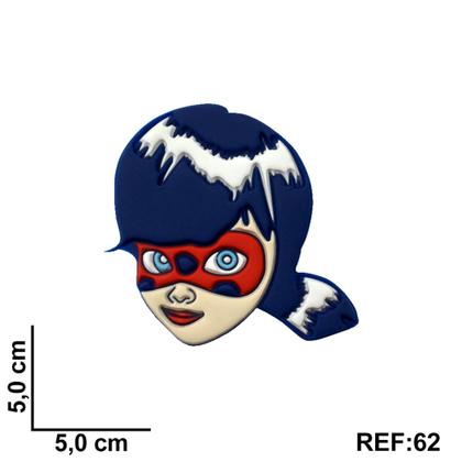 Imagem de Aplique Kit 10 Peças LadyBug Rosto  Emborrachado