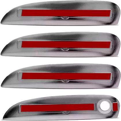 Imagem de Aplique Maçaneta Onix 13/16 Cobalt 11/16 Prisma 13/16 Spin 12/16 4p Cromado