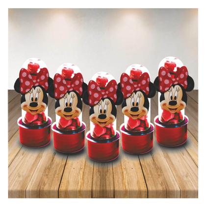 Imagem de Aplique para Lembrancinha Minnie 3D 5 Unidades